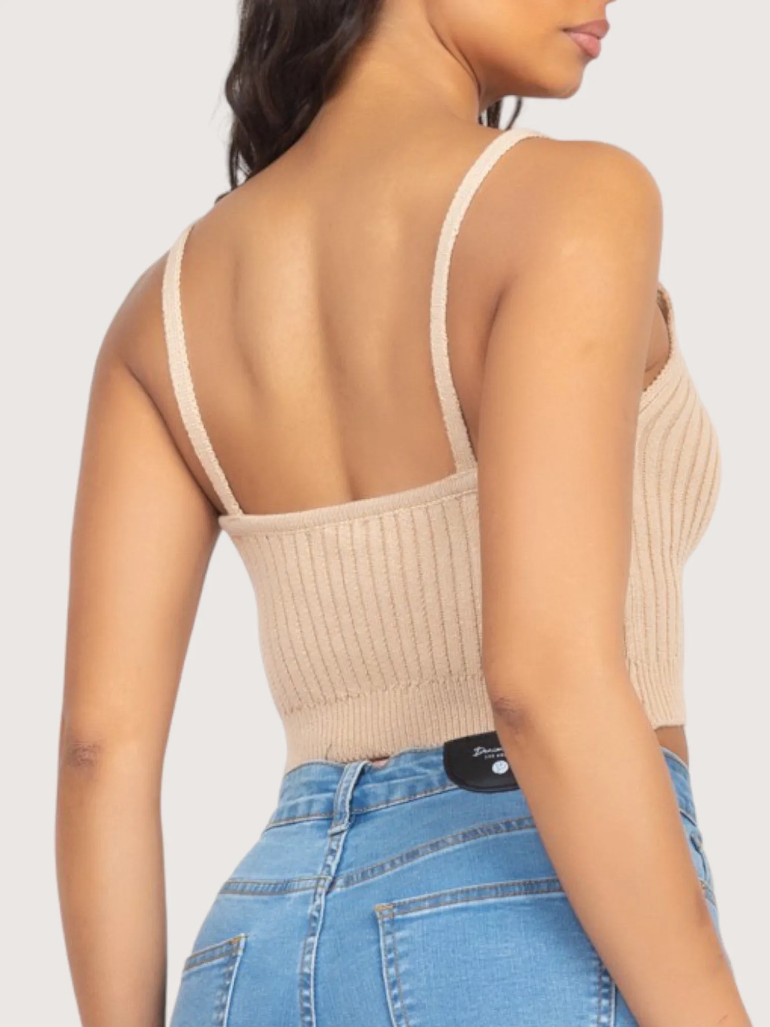 Sweater Tank | Beige