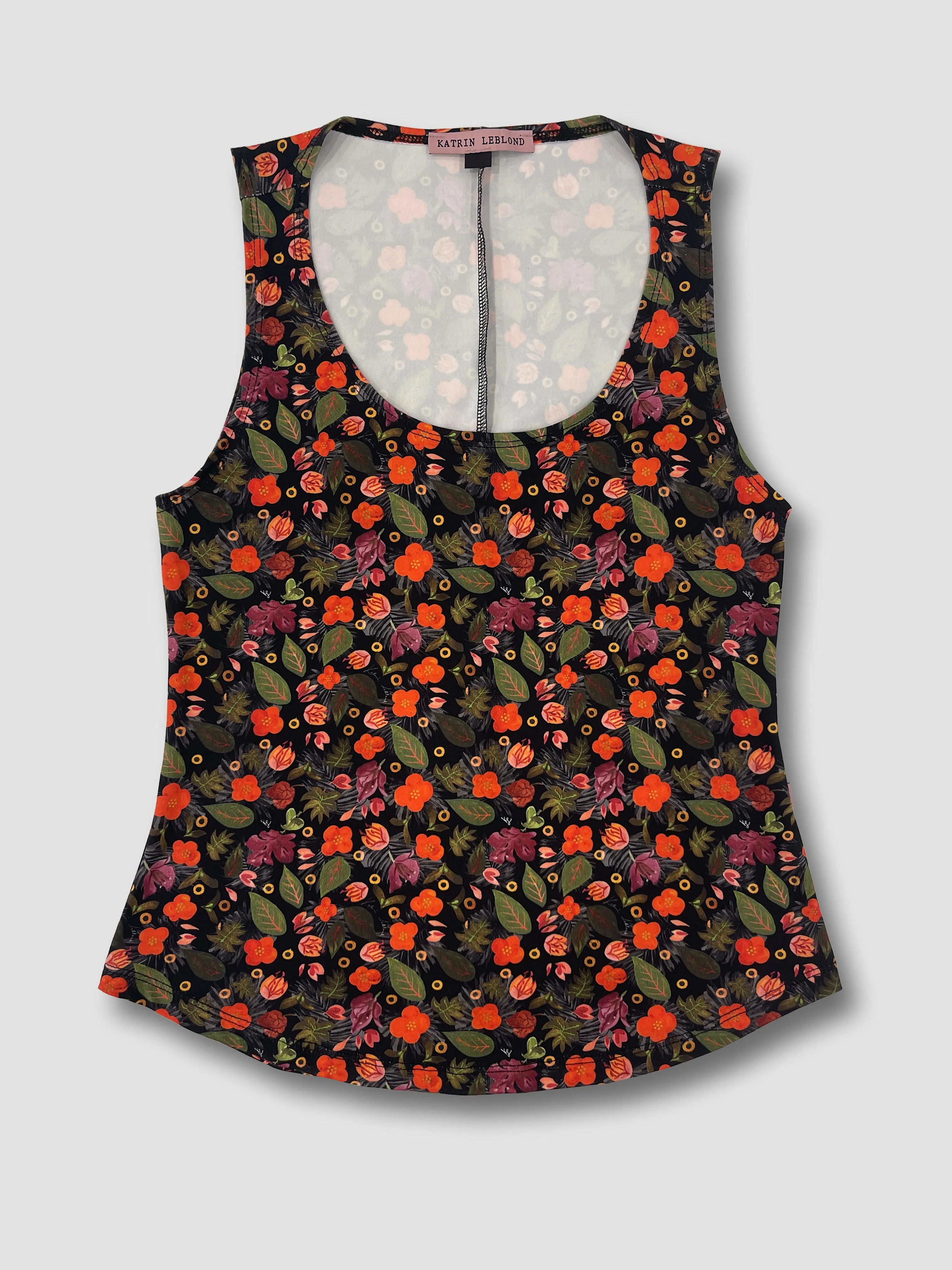 Tank Top - Tropicalia - Black