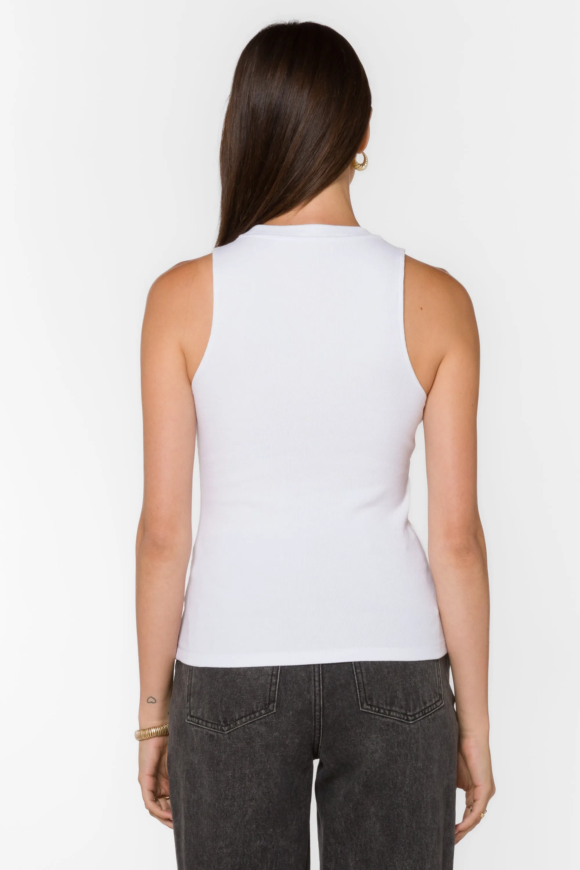 Tibby Optic White Tank