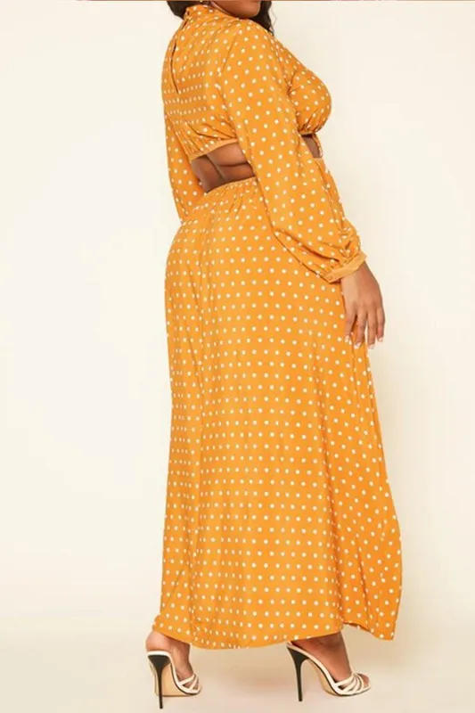 Yellow Polka Dot Dress