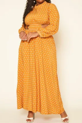 Yellow Polka Dot Dress